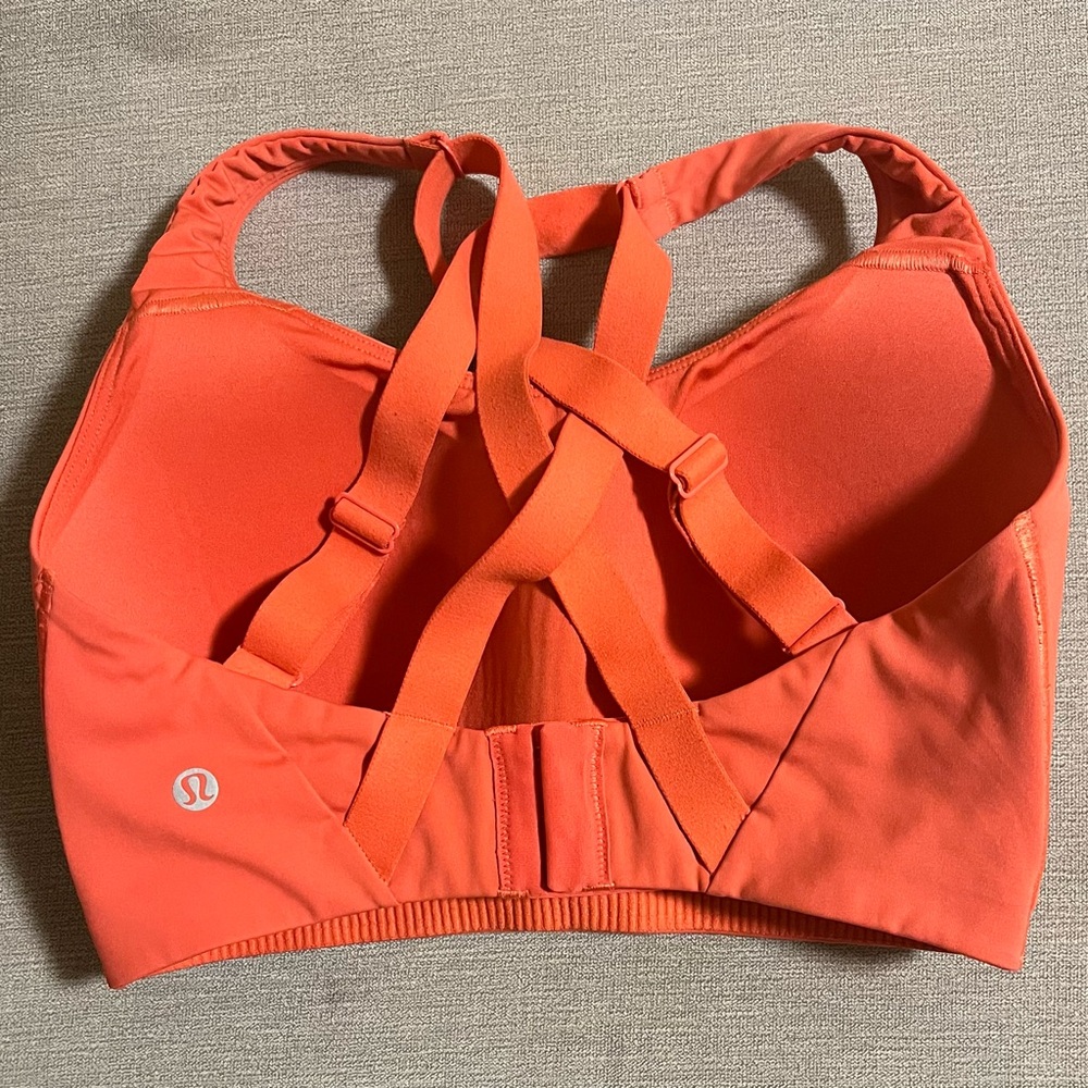 Lululemon AirSupport Bra Size 32DDD in Coral